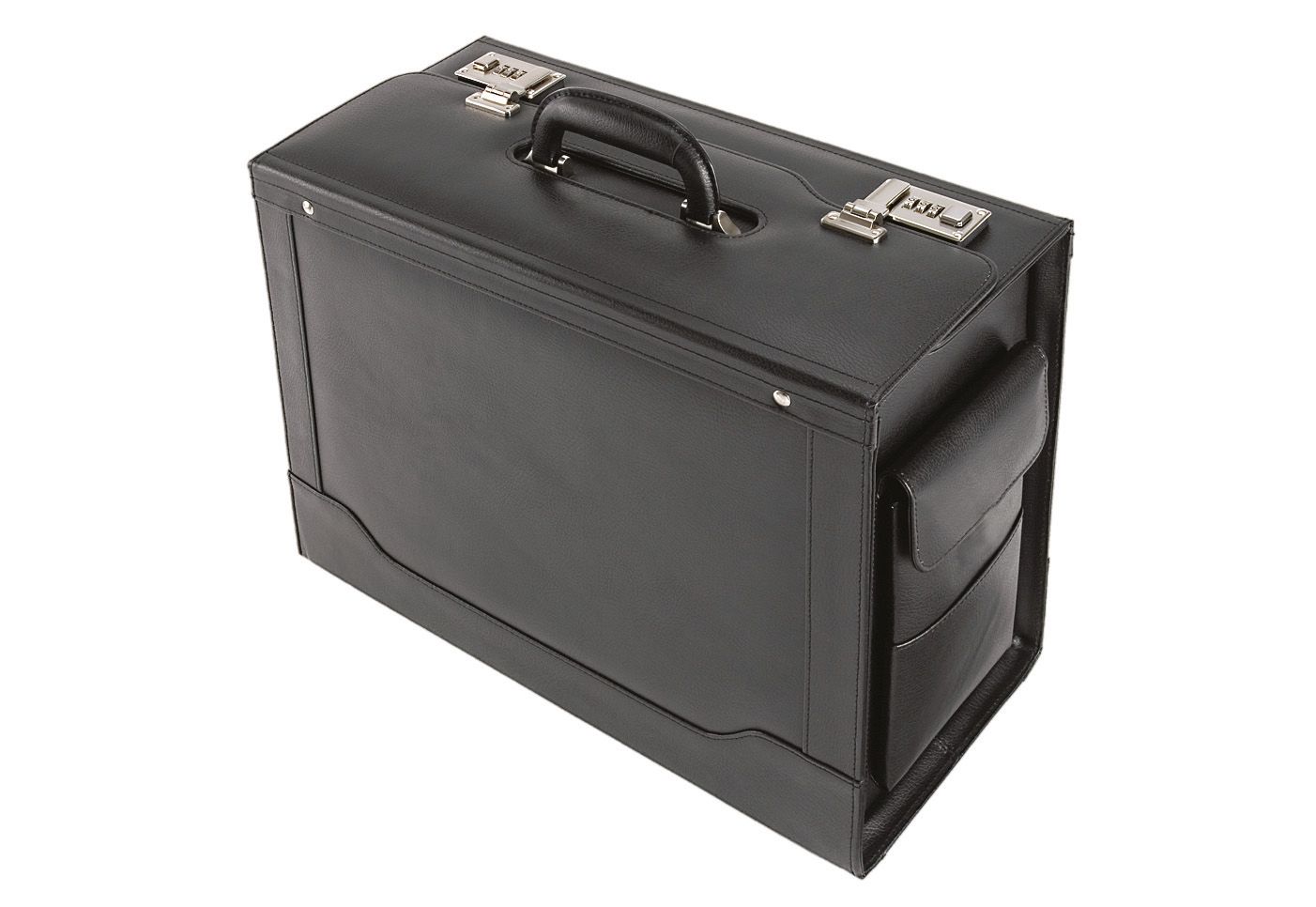 ALASSIO® Alassio® Pilotenkoffer aus Leder mit Laptopfach, »Ancona«