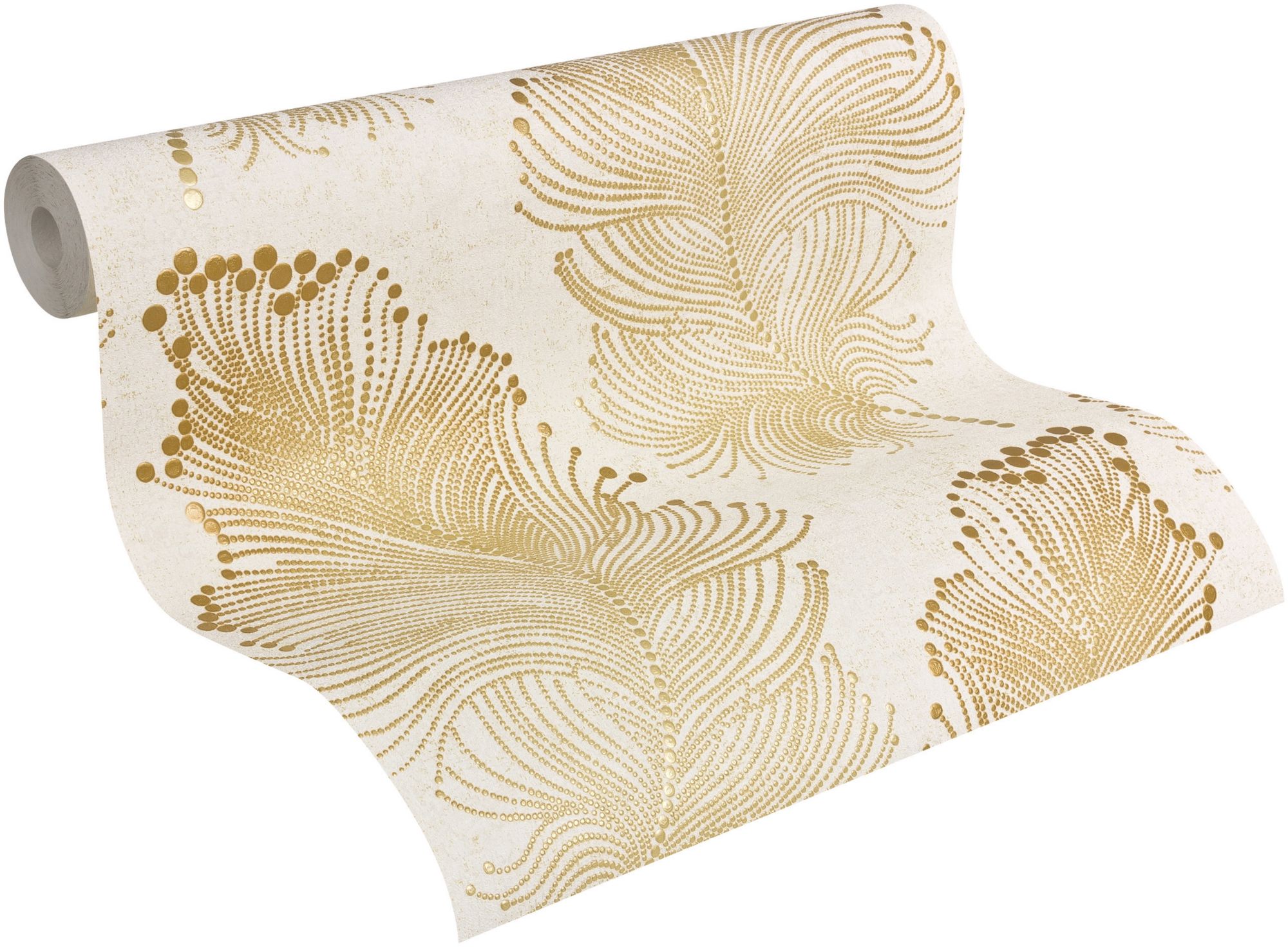 LIVINGWALLS A.S. Creation Vliestapete Bohemian Burlesque Federn Beige