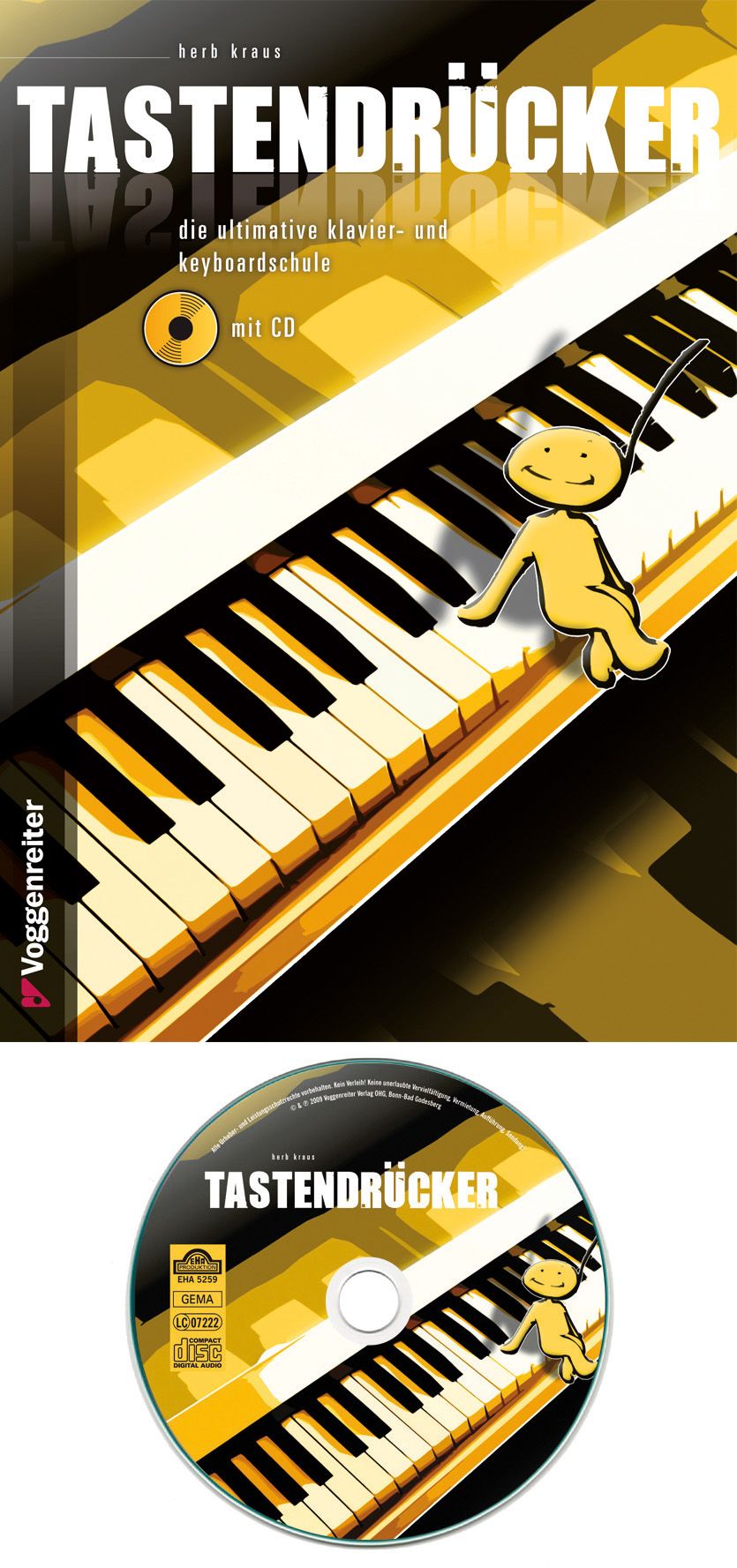 VOGGENREITER Voggenreiter Klavier und Keyboard Lehrbuch, »Tastendrücker«