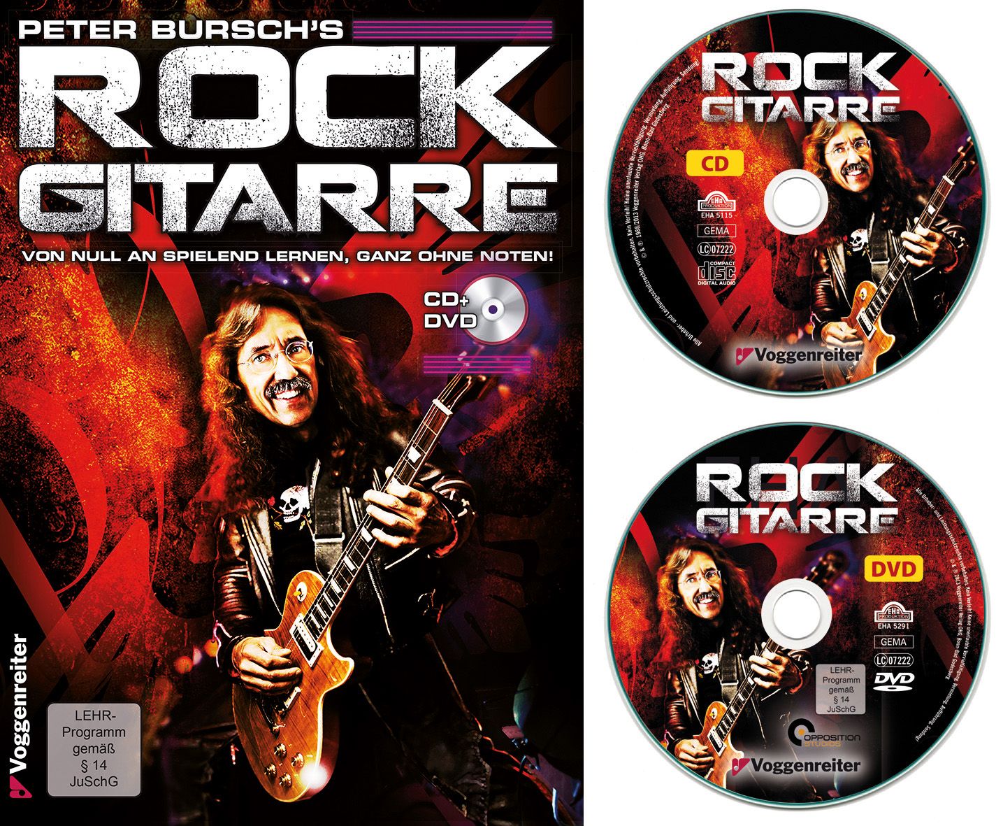 VOGGENREITER Voggenreiter Rock-Gitarre Lehrbuch, »Peter Bursch´s Rock Gitarre«