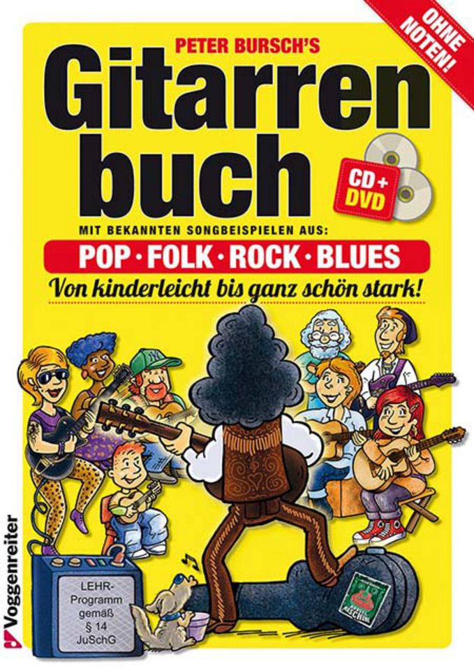 VOGGENREITER Voggenreiter Gitarre lernen mit Peter Bursch, »Peter Bursch´s Gitarrenbuch«