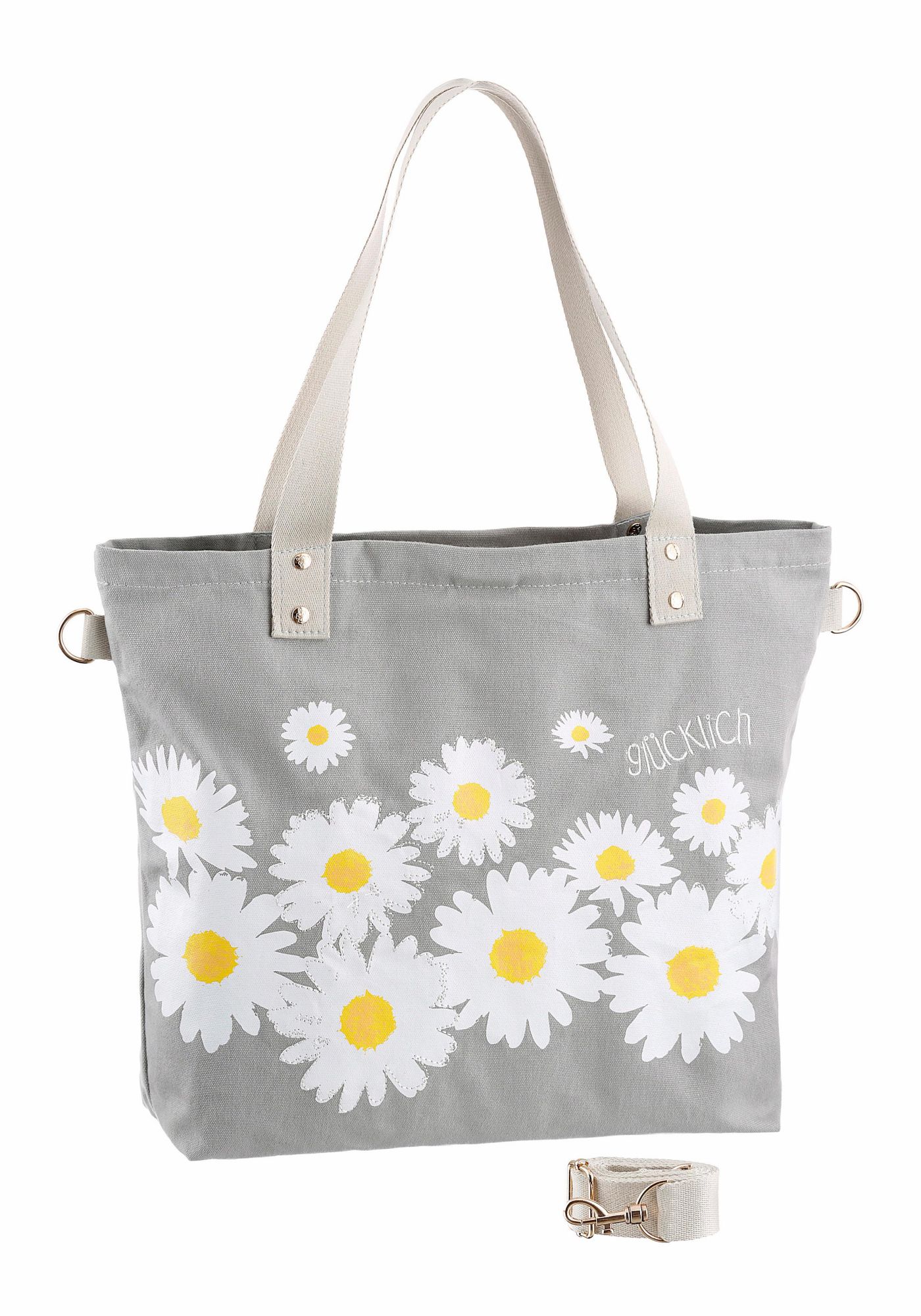ADELHEID Shopper »Glücklich«