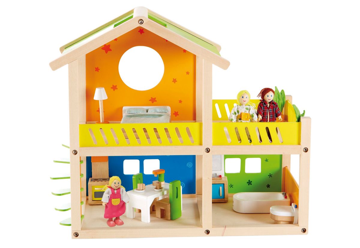 Puppenhaus Aus Holz billig kaufen