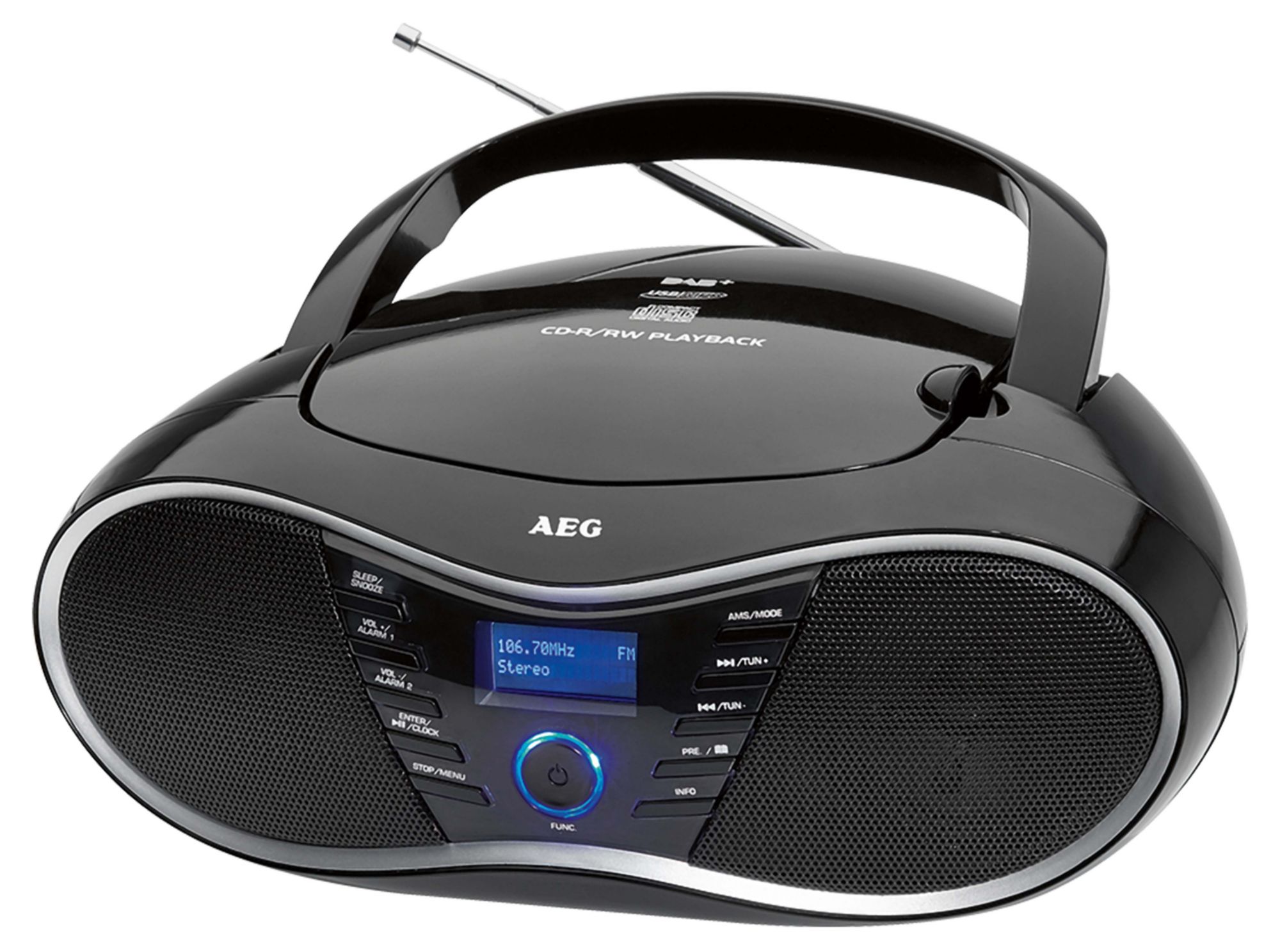 Aux In CDPlayer mit USB kleines CDRadio