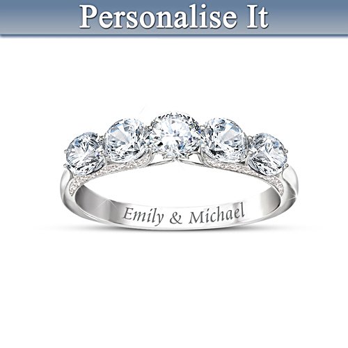 Name-Engraved Anniversary Ring
