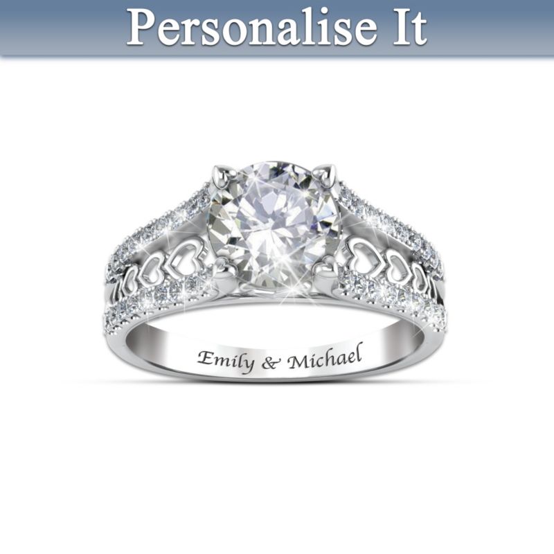 Alfred Durante 'One Love' Personalised Engraved Ring