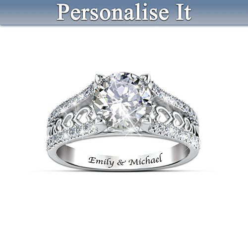 Alfred Durante 'One Love' Personalised Ring