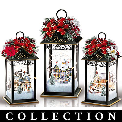 Thomas Kinkade Holiday Centrepieces Collection