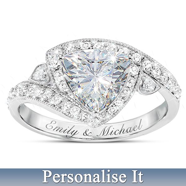 Once In A Lifetime Personalised Engraved Ring