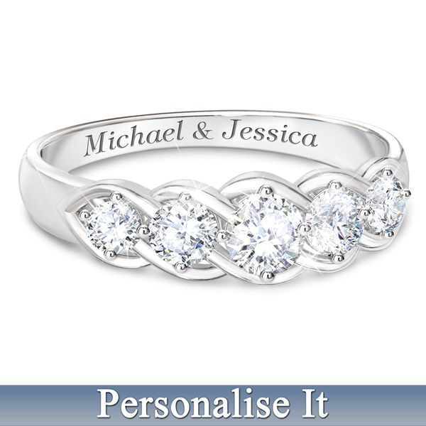 Love Of A Lifetime Personalised Engraved Ring