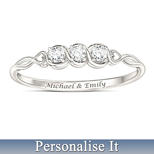 Love's Faithful Promise Personalised Diamond Ring