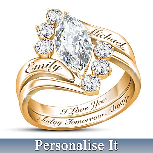 Love Completes Us Personalised Ring