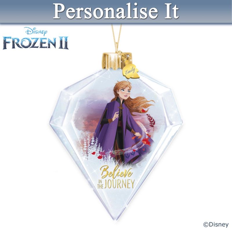 Disney "Believe In The Journey" Anna Personalised Ornament
