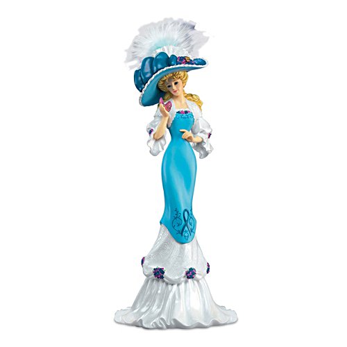 Peaceful Pause Ovarian Cancer Support Figurine