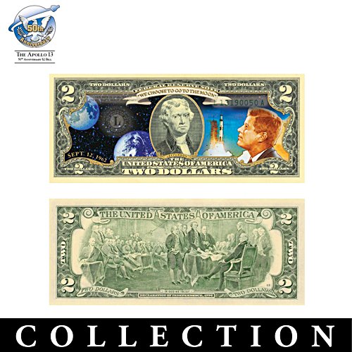 U.S. Space Race $2 Bills Collection