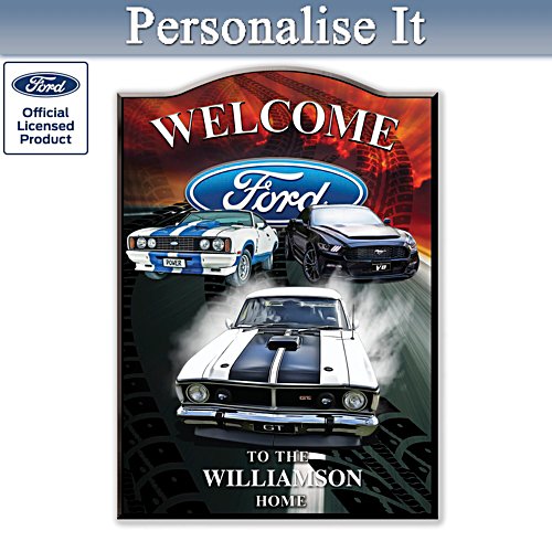 Ford GT Personalised Welcome Sign