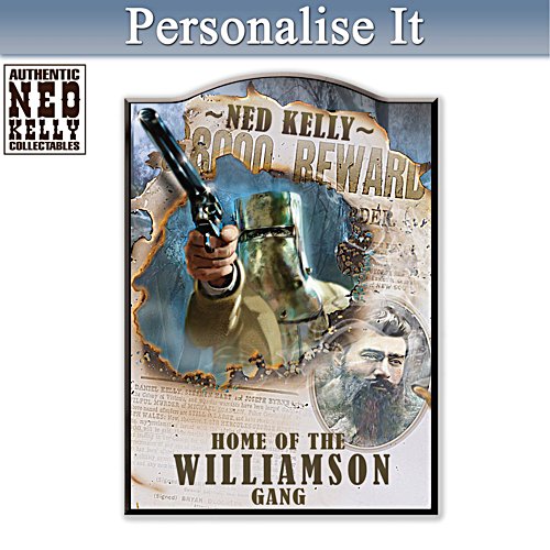 Ned Kelly Outlaw Legend Personalised Sign