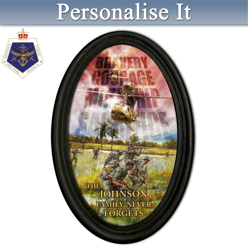 Veterans Remembered Personalised Collector's Plate