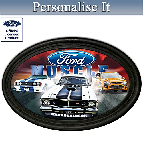 Ford Muscle Framed Collector’s Plate