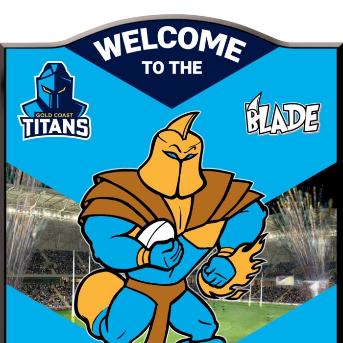 Uskyld fløjte eskalere NRL Gold Coast Titans Personalised Welcome Sign