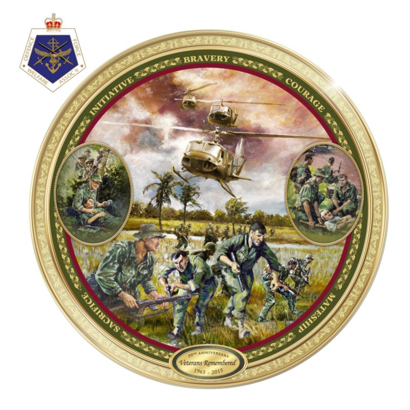 Veterans Remembered 50th Anniversary Collector Plate