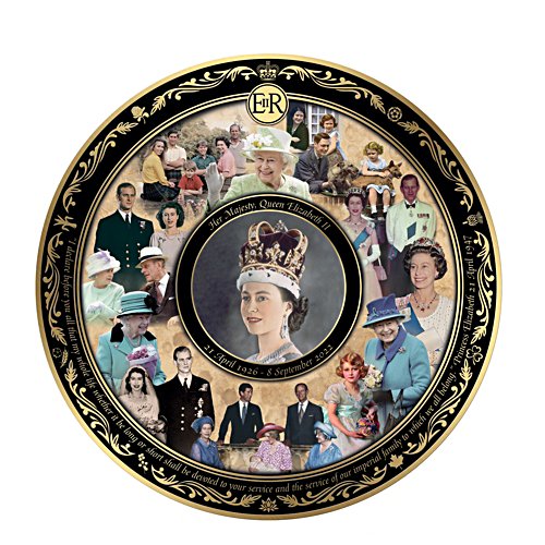 Queen Elizabeth II A Lifetime of Devotion Gallery Editions Plate