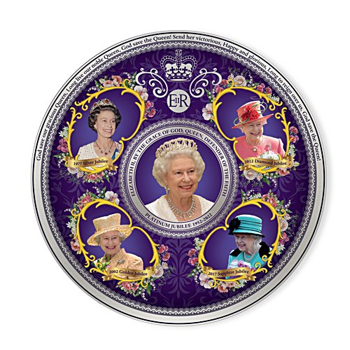 Queen Elizabeth II Platinum Jubilee Gallery Editions Plate