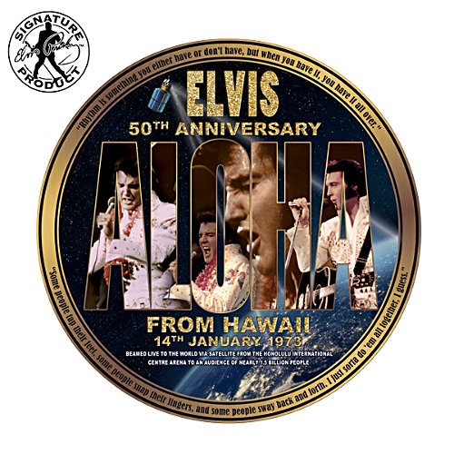 Elvis™ Aloha From Hawaii 50th Anniversary Gallery Editions Plate