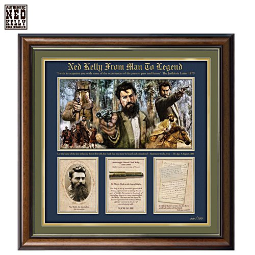 Ned Kelly From Man to Legend Tribute Gallery Editions Print