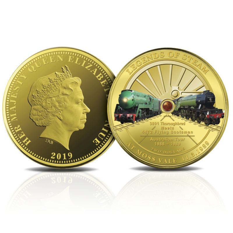 The Legends of Steam Golden Proof Coin