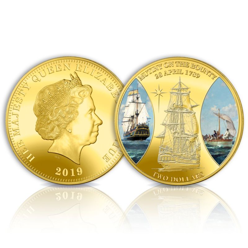 Mutiny on the Bounty Golden Proof Coin