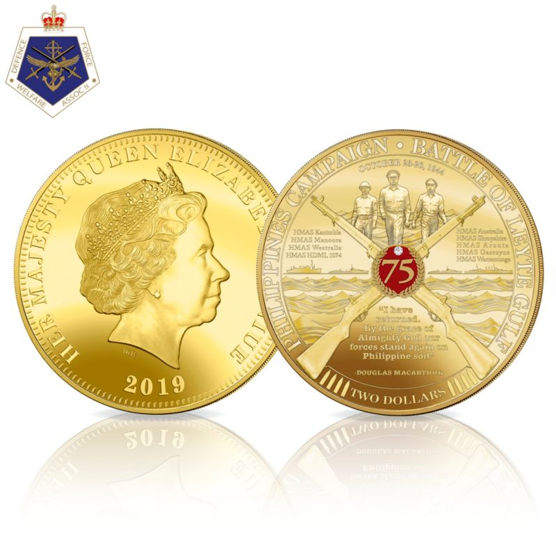 Battle of Leyte Gulf Golden Proof Coin