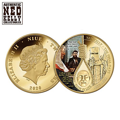 Ned Kelly Such is Life Golden Proof Coin