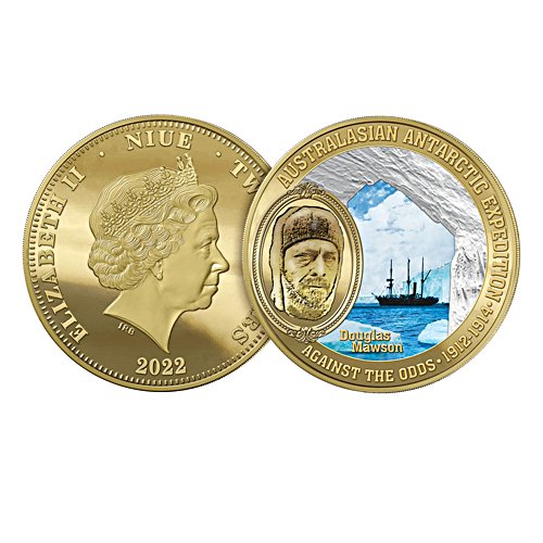 Mawson’s Antarctic Expedition Golden Proof Coin