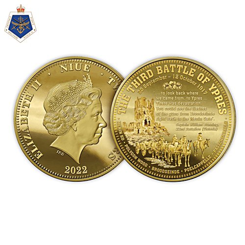 Third Battle of Ypres Golden Proof Coin