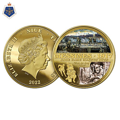 Battle of Messines Magnus opus Golden Proof Coin