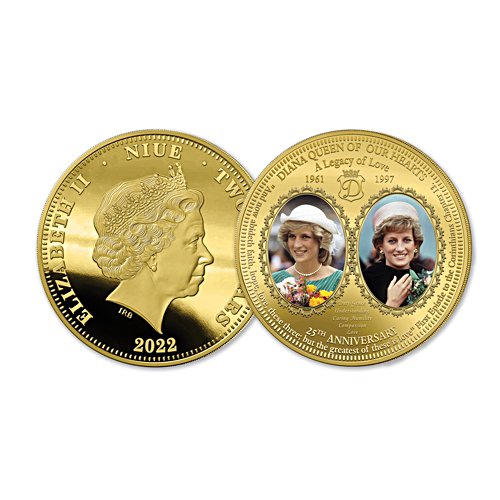 DIANA, QUEEN OF OUR HEARTS A Legacy of Love Commemorative Coin