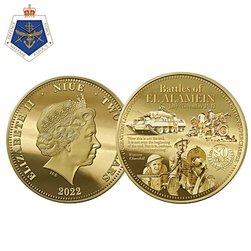 80th Anniversary 'Battles of El Alamein' Proof Coin