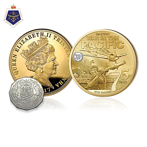 The Defence Of Darwin Five Crowns Coin