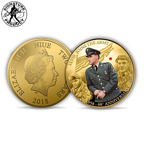 Elvis Presley Joins the Army Two Dollar Coin