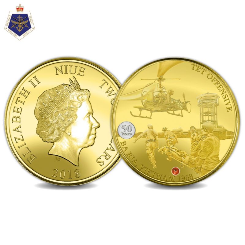Tet Offensive 50th Anniversary Golden Proof Coin