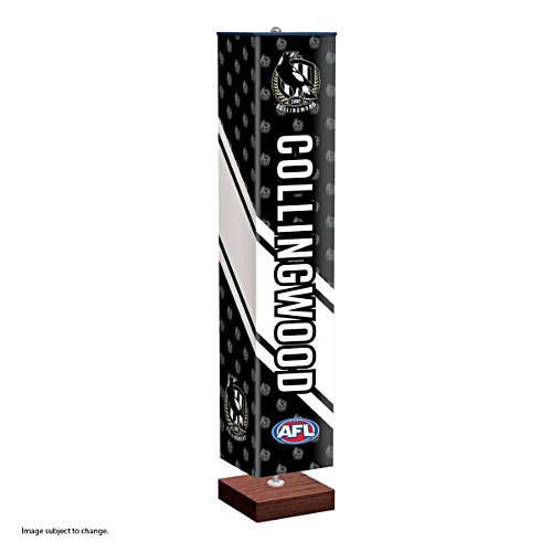 AFL Collingwood Magpies Four-Sided Floor Lamp