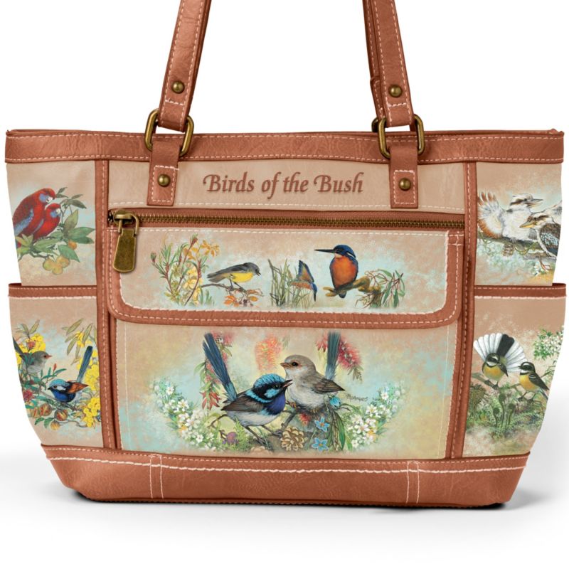 Birds Of The Bush Art Shoulder Handbag
