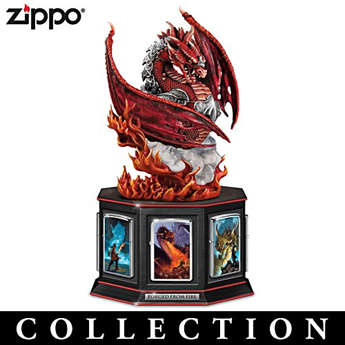Dragon Art Zippo® Collection with Display