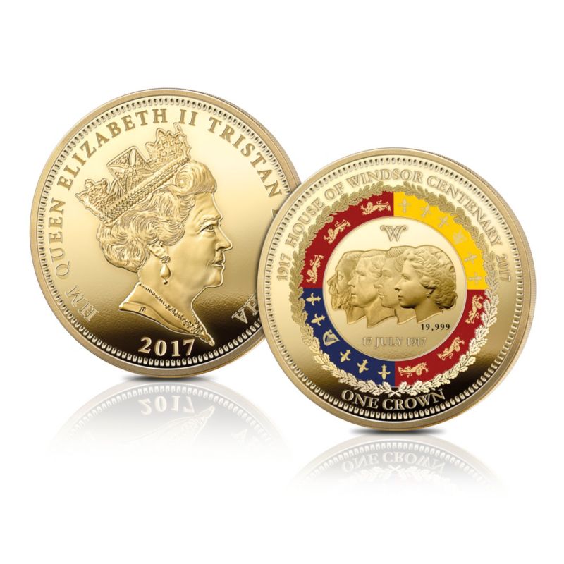 Four Profiles Golden Crown