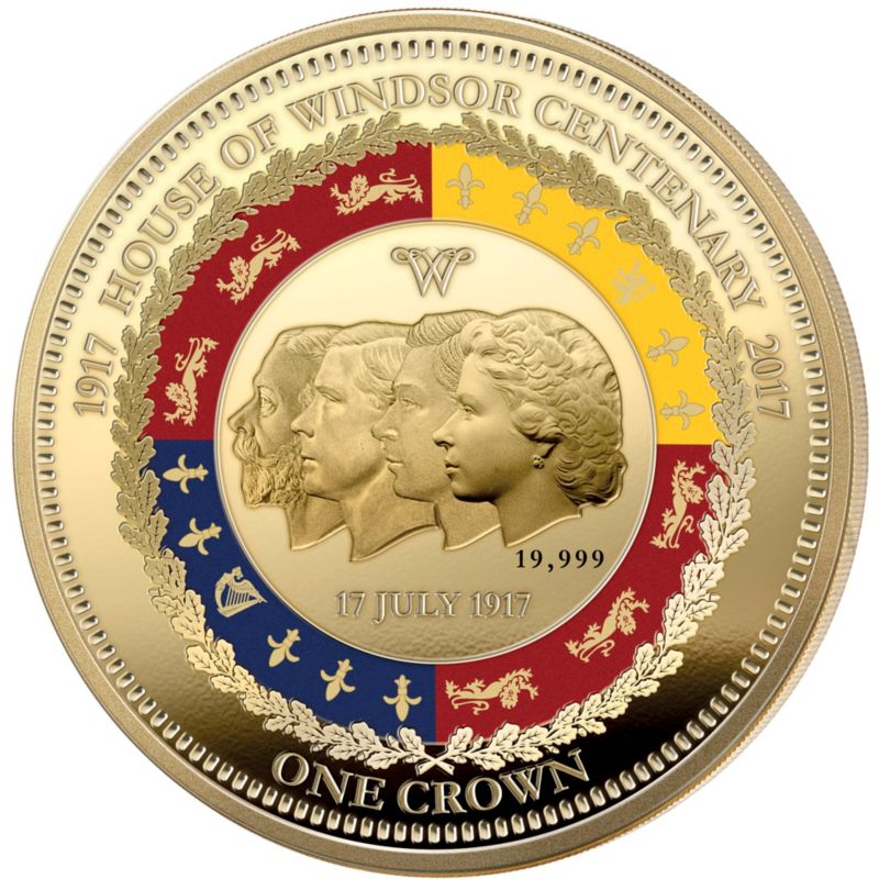 'Crowning Moments Of Queen Elizabeth II' Crown Coin Collection