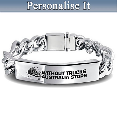 Truckies Personalised Wristband