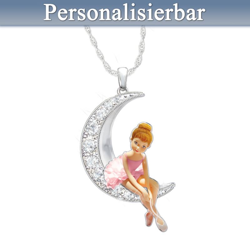 Meine Enkelin, meine kleine Ballerina – Personalisierter Anhänger
