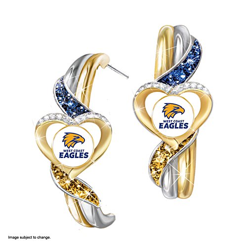 AFL West Coast Eagles Pride Earrings
