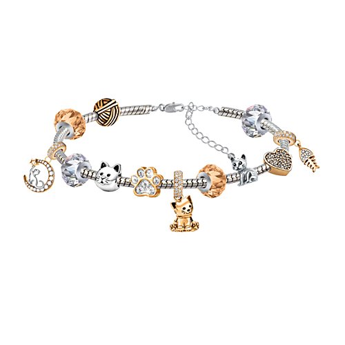 Kittens Leave Paw Prints on Our Hearts Bracelet